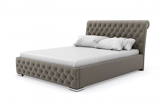 Кровать "Relax" 1400 с ламелями - Кровать "Relax" 1400 с ламелями, Цвет: Серый 112