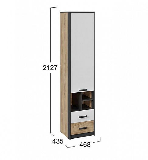 Шкаф комбинированный "Рико" ТД-340.07.20 - размеры