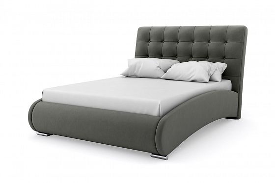 Кровать "Prova" 1600 с ламелями - Кровать "Prova" 1600 с ламелями, Цвет: Серый 012