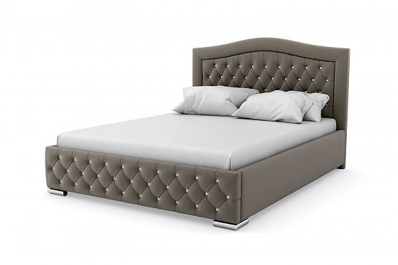 Кровать "Millennium LUX" 800 с ламелями - Кровать "Millennium LUX" 800 с ламелями, Цвет: Серый 112