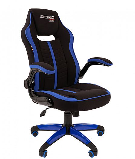 Кресла для геймеров "Chairman GAME 19" - Кресла для геймеров "Chairman GAME 19", Цвет: Ткань синий/Т