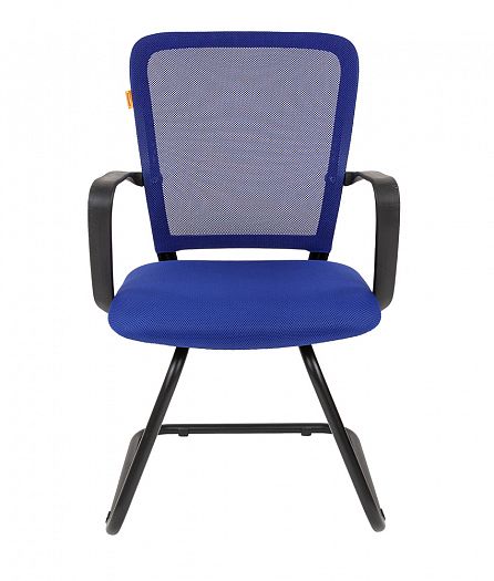 Кресло посетителя "Chairman 698 V" - Кресло посетителя "Chairman 698 V", Сетка TW синяя (спинка)/Тка