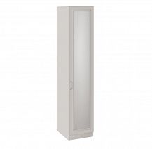 Шкаф для белья "Сабрина" 457 мм с 1 зеркальной дверью СМ-307.07.211