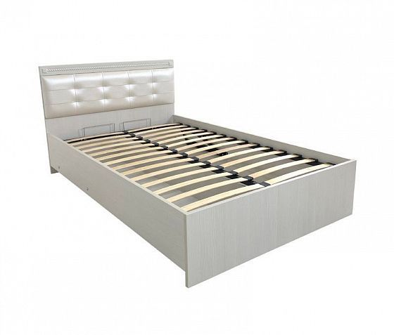Кровать "Азалия" 1200 с подъемным механизмом №1200 ПМ - Бодега белый