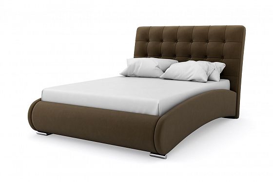 Кровать "Prova" 1600 с ламелями - Кровать "Prova" 1600 с ламелями, Цвет: Коричневый 007