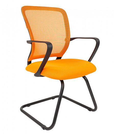 Кресло посетителя "Chairman 698 V" - Кресло посетителя "Chairman 698 V", Цвет: Сетка TW оранжевая (с