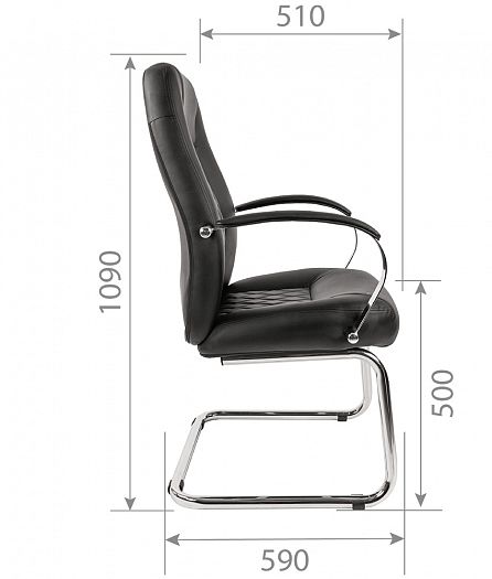 Кресло посетителя "Chairman 950 V" - Кресло посетителя "Chairman 950 V": схема 2