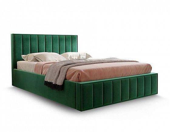 Кровать "Вена" 1400 - Цвет: Мора Зеленый