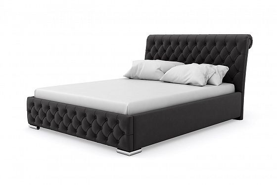 Кровать "Relax" 1400 с ламелями - Кровать "Relax" 1400 с ламелями, Цвет: Черный 035