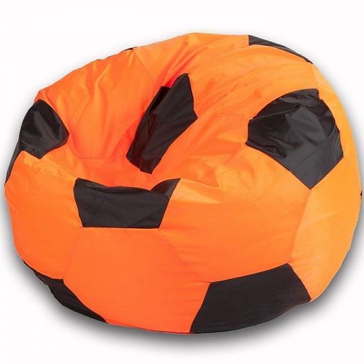 Кресло-мешок "Мяч 70" - Цвет: Оксфорд Оранжевый/Черный