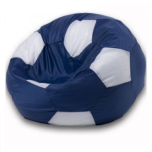 Кресло-мешок "Мяч 70" - Цвет: Оксфорд Темно-синий/Белый