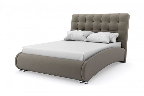 Кровать "Prova" 1600 с ламелями - Кровать "Prova" 1600 с ламелями, Цвет: Серый 112