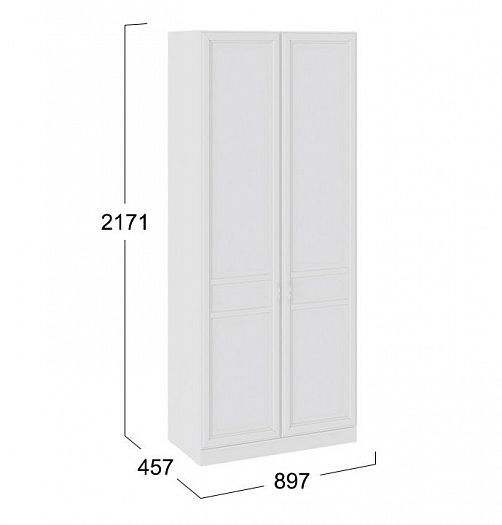 Шкаф для одежды "Франческа" 457 мм с 2 глухими дверями - размеры