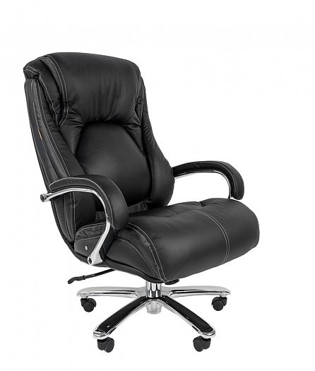 Кресло руководителя "Chairman 402" кожа - Кресло руководителя "Chairman 402" кожа, Цвет: Кожа черная