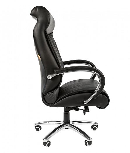 Кресло руководителя "Chairman 420" - Кресло руководителя "Chairman 420", Кожа черная - вид 3