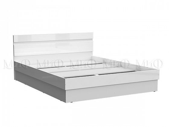Кровать "Челси" 1600*2000 - Цвет: Белый/Белый Глянец