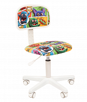 Кресло для детских комнат "Chairman KIDS 101" белый пластик