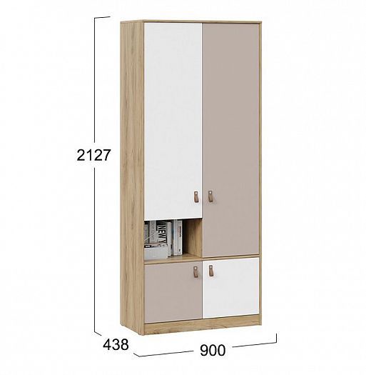 Шкаф комбинированный "Марвин" ТД-345.07.26 - размеры