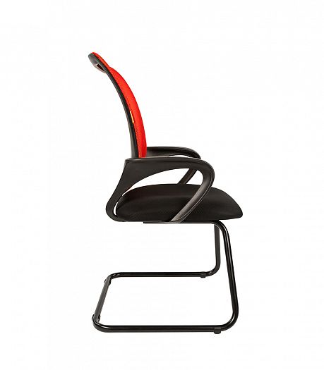 Кресло посетителя "Chairman 969 V" - Кресло посетителя "Chairman 969 V", Сетка TW-69 (красный)/Ткань