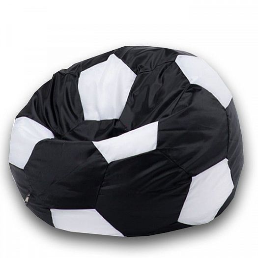 Кресло-мешок "Мяч 70" - Цвет: Оксфорд Черный/Белый