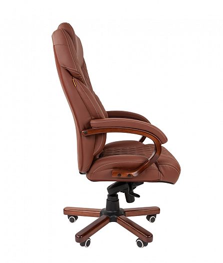 Кресло руководителя "Chairman 406" - Кресло руководителя "Chairman 406", Экокожа премиум коричневая