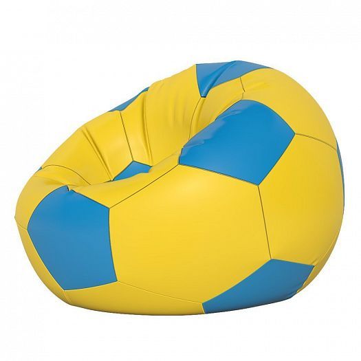 Кресло-мешок "Мяч 70" - Цвет: Оксфорд Желтый/Голубой