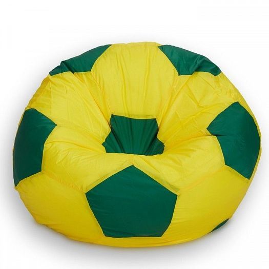 Кресло-мешок "Мяч 80" - Цвет: Оксфорд Желтый/Зеленый