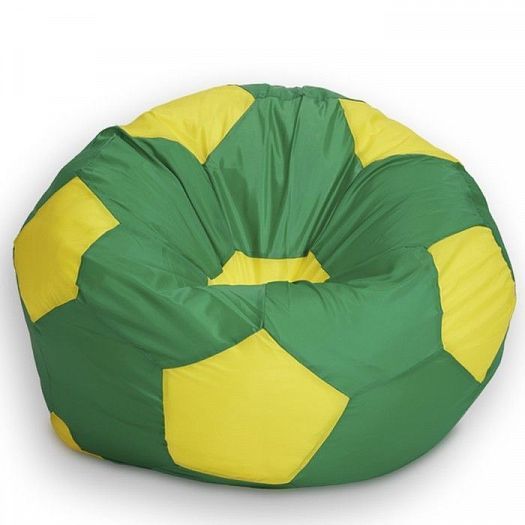 Кресло-мешок "Мяч 70" - Цвет: Оксфорд Зеленый/Желтый